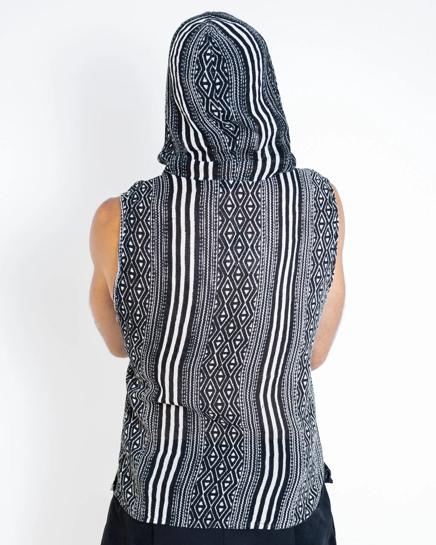 Men's MizMoz Block Print Hooded tank