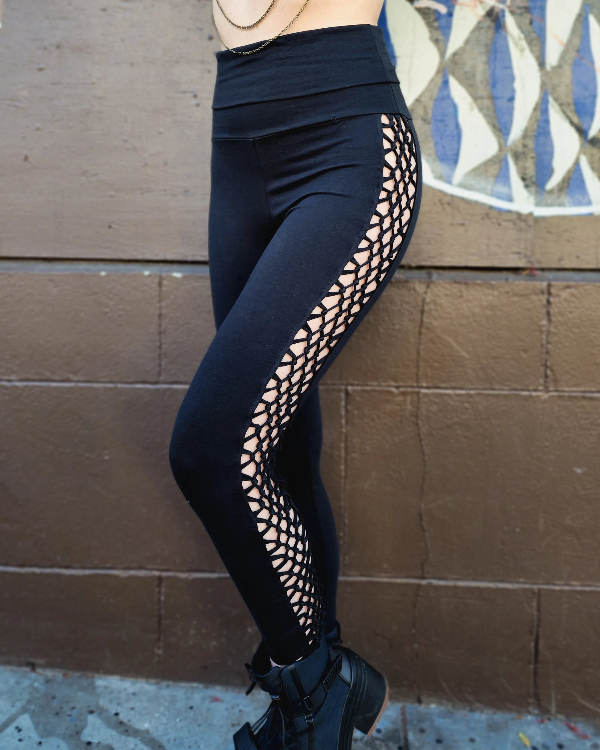 Macrame Leggings - Fire Safe, Yoga, Festival Foldable Pants – KAYO Anime  Clothing