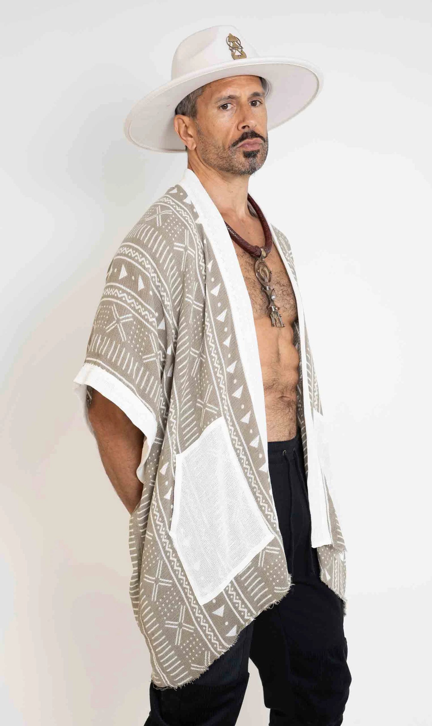 Mud Cloth Kimono