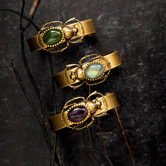 Sacred Scarab Cuff